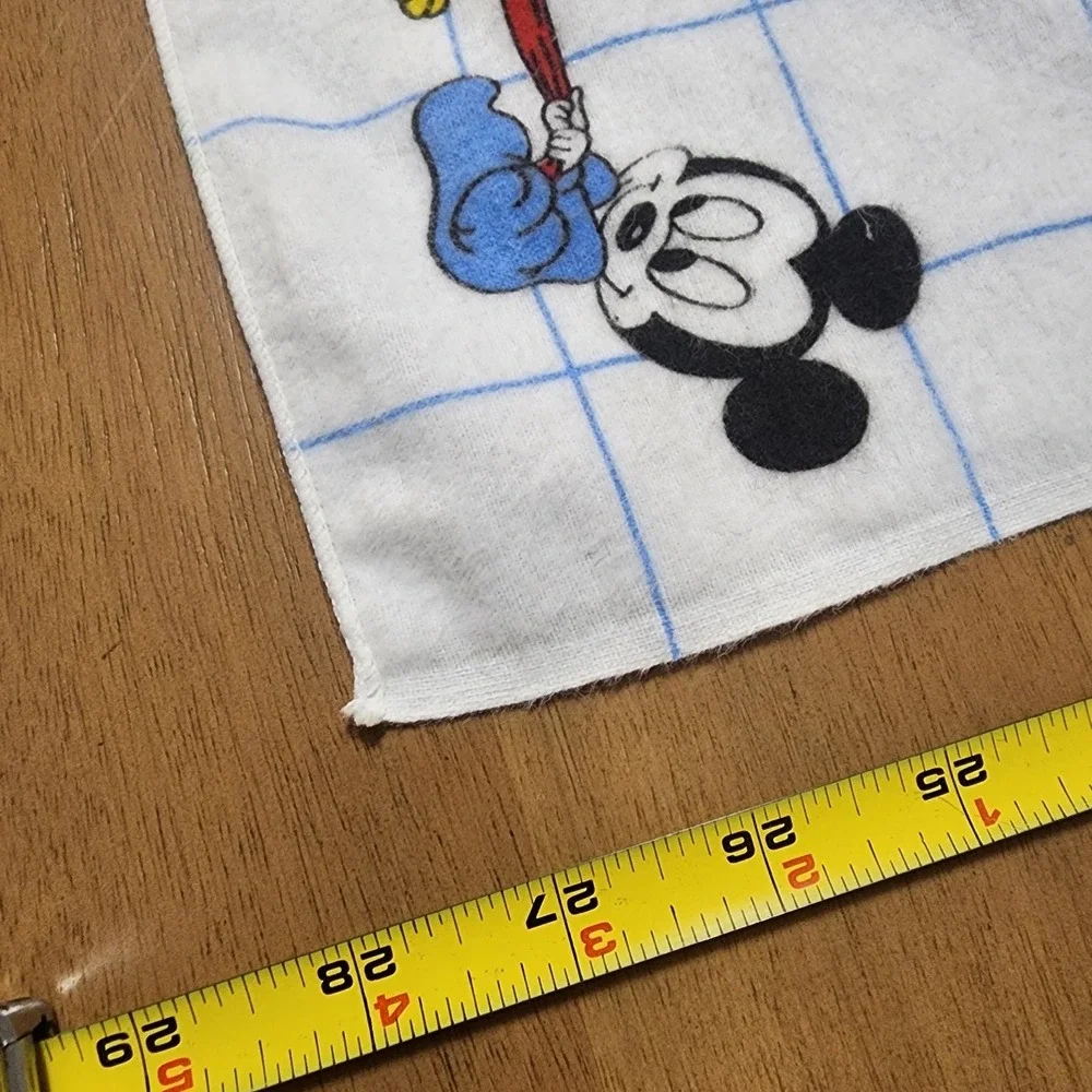 Vintage Dundee Disney Babies Receiving Blanket Primary Colors